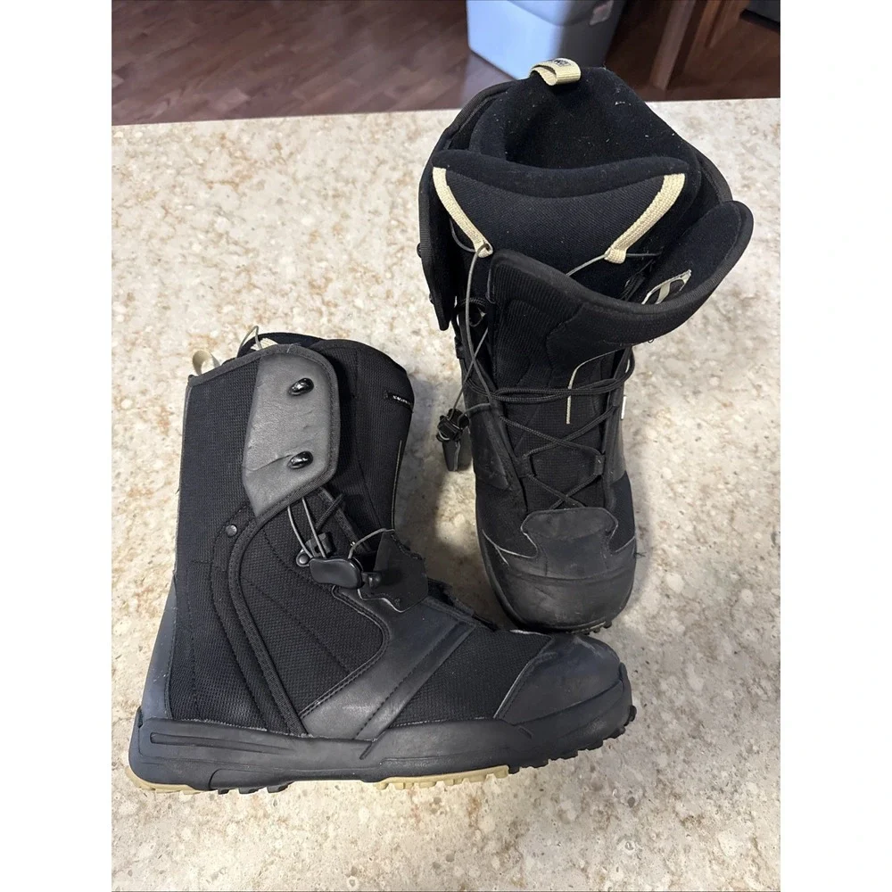 Salomon Echelon Men's Snowboard Boots Black Size 12 Thermic‎ Fit
